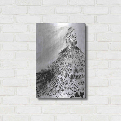 Luxe Metal Art 'At a Glance' by Kamdon Kreations, Metal Wall Art,16x24