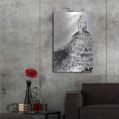 Luxe Metal Art 'At a Glance' by Kamdon Kreations, Metal Wall Art,24x36