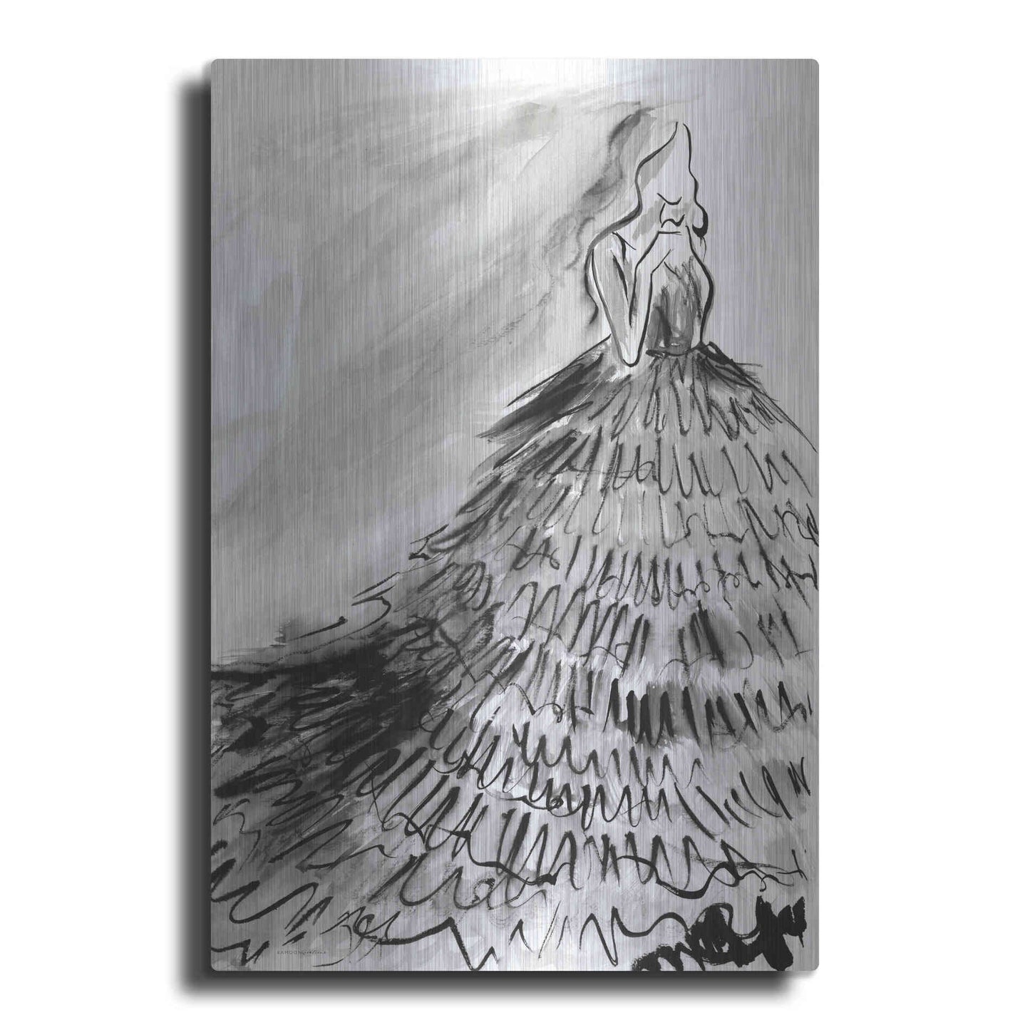 Luxe Metal Art 'At a Glance' by Kamdon Kreations, Metal Wall Art