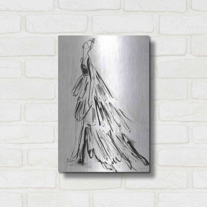 Luxe Metal Art 'I Have Nothing to Wear' by Kamdon Kreations, Metal Wall Art,12x16