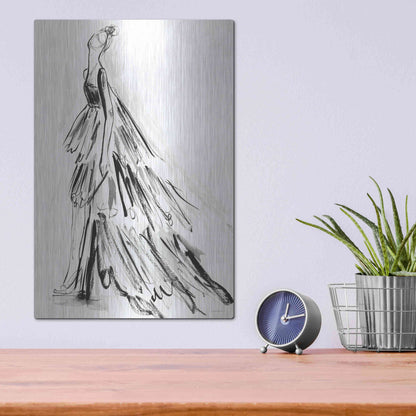 Luxe Metal Art 'I Have Nothing to Wear' by Kamdon Kreations, Metal Wall Art,12x16