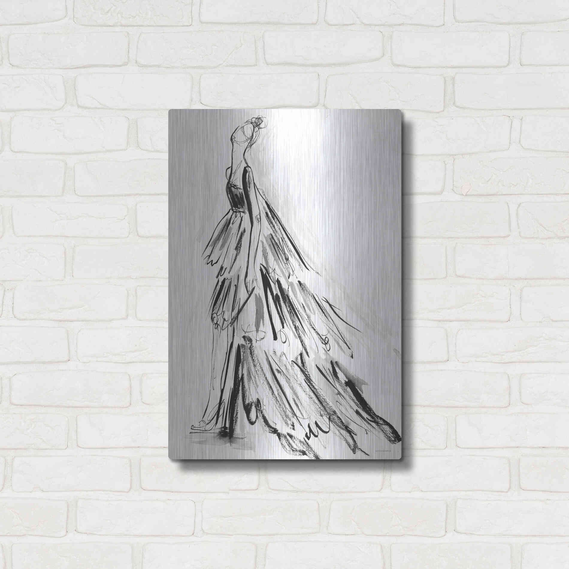 Luxe Metal Art 'I Have Nothing to Wear' by Kamdon Kreations, Metal Wall Art,16x24