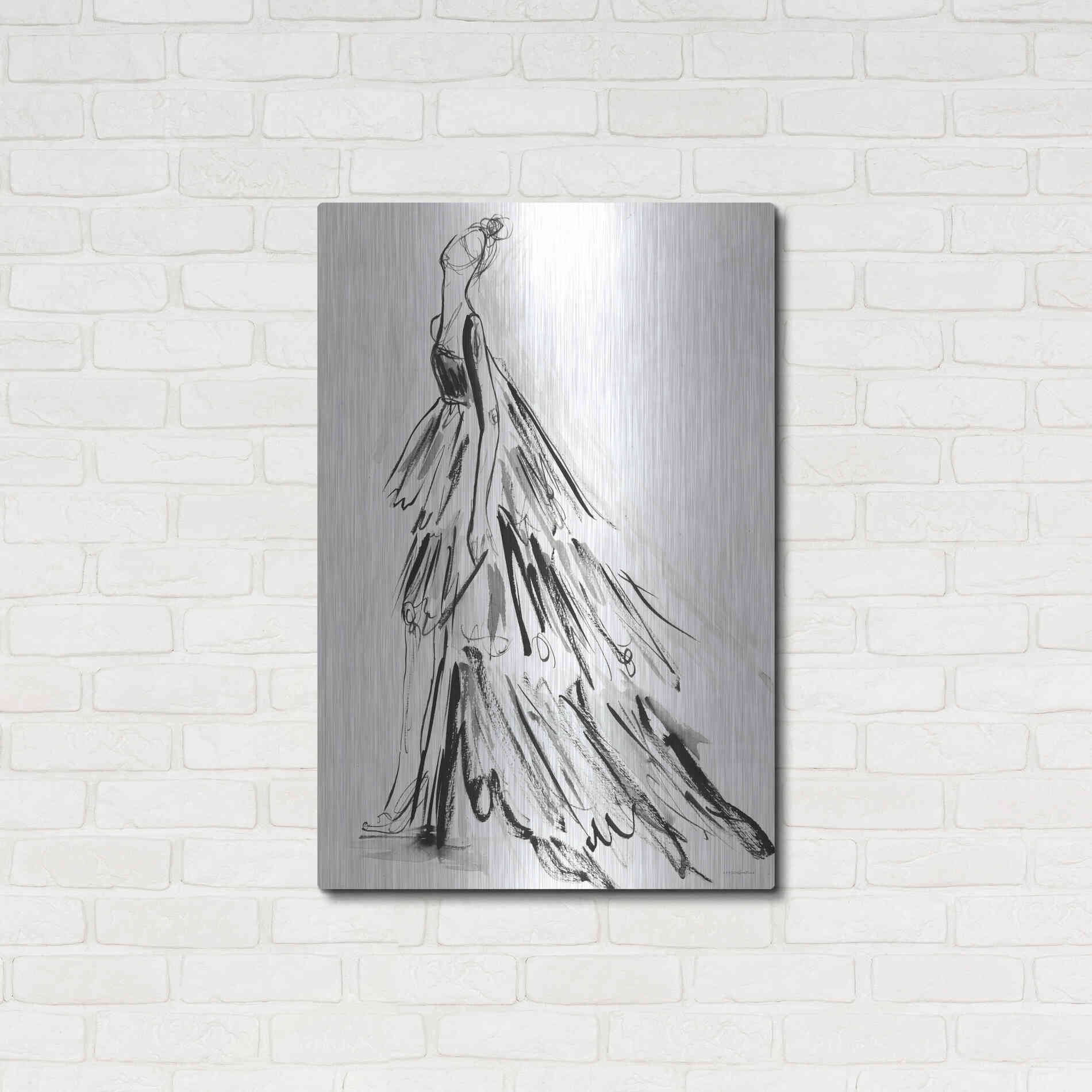 Luxe Metal Art 'I Have Nothing to Wear' by Kamdon Kreations, Metal Wall Art,24x36