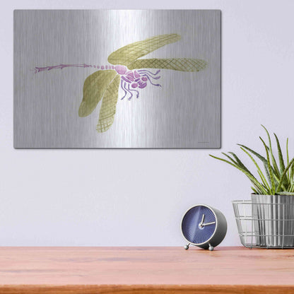 Luxe Metal Art 'Dragon Lady' by Kamdon Kreations, Metal Wall Art,16x12