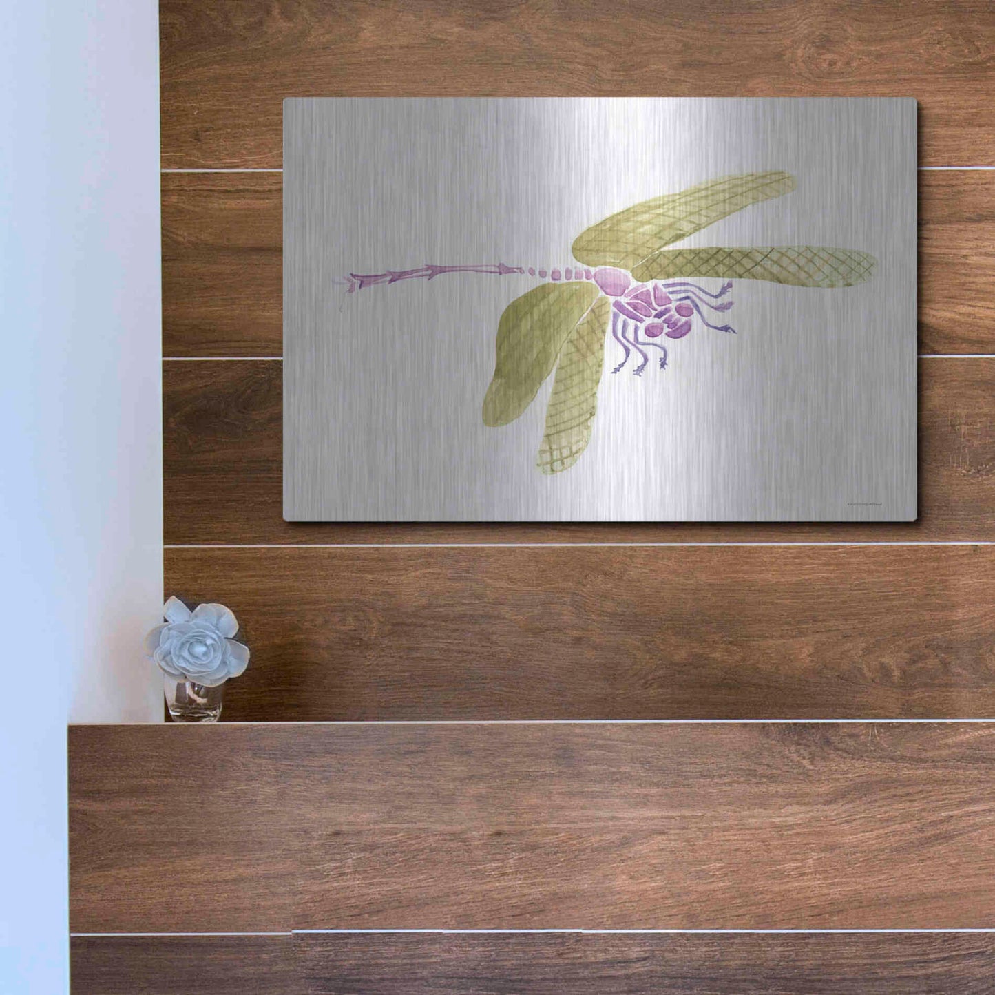 Luxe Metal Art 'Dragon Lady' by Kamdon Kreations, Metal Wall Art,16x12