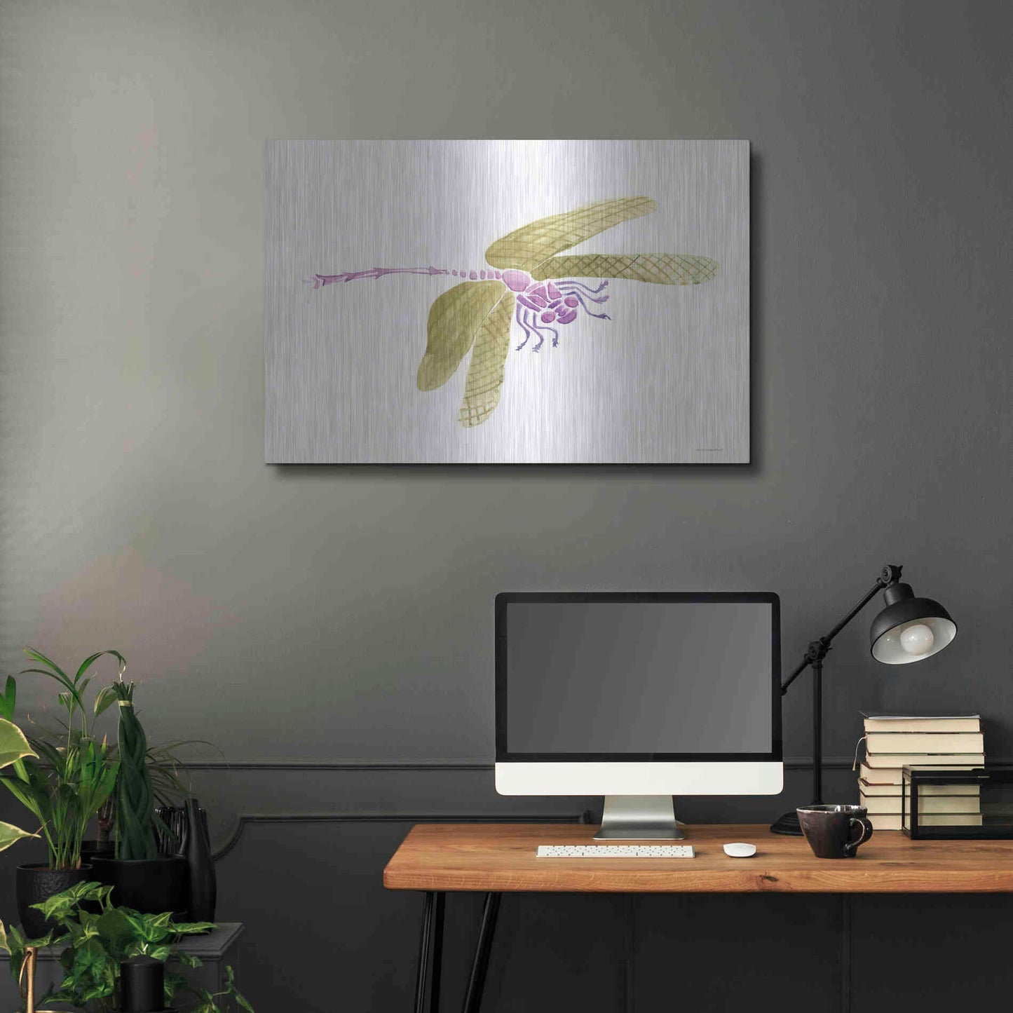 Luxe Metal Art 'Dragon Lady' by Kamdon Kreations, Metal Wall Art,36x24
