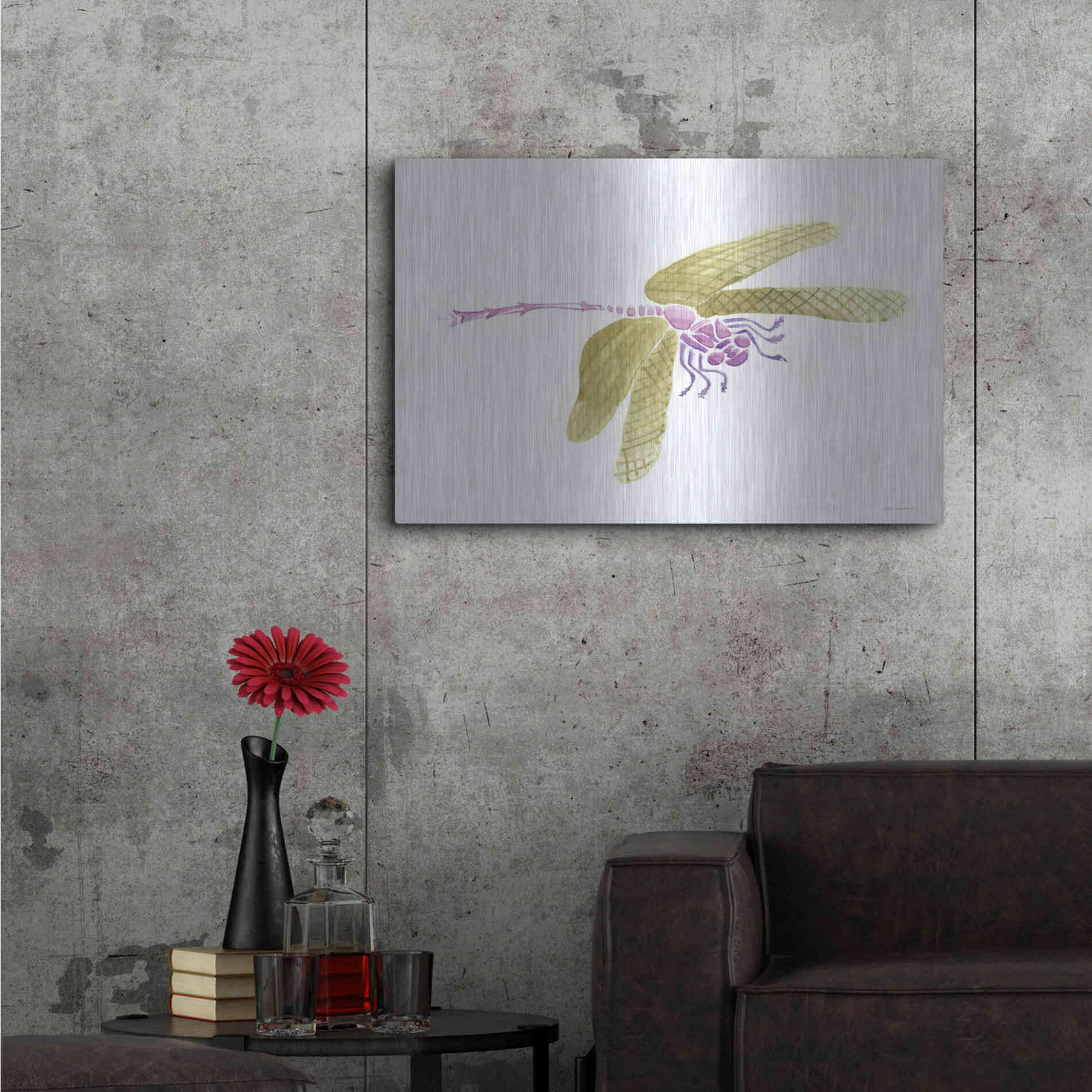 Luxe Metal Art 'Dragon Lady' by Kamdon Kreations, Metal Wall Art,36x24