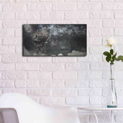 Luxe Metal Art 'Coma' by Cameron Gray, Metal Wall Art,24x12