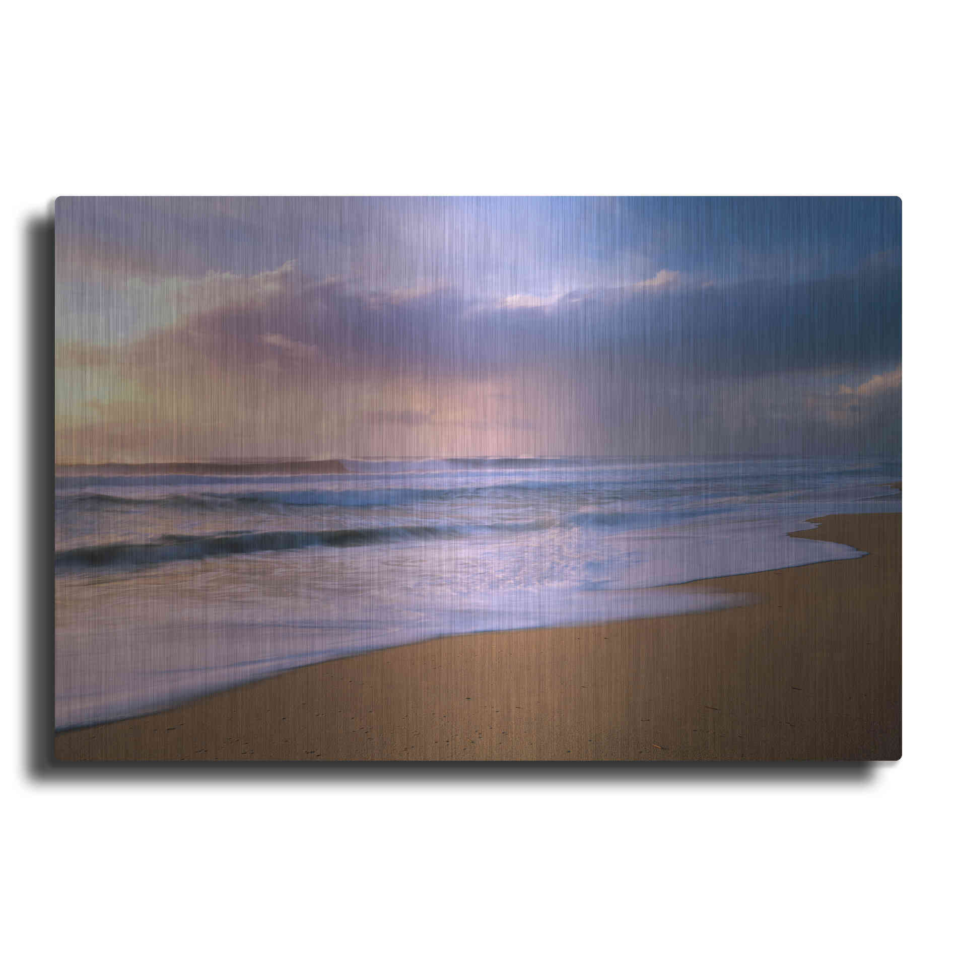 Luxe Metal Art 'Pacific Storm' by Christopher Foster, Metal Wall Art