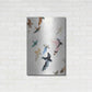 Luxe Metal Art 'Abstract Birds 2' by Design Fabrikken, Metal Wall Art,24x36