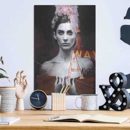 Luxe Metal Art 'Angel' by Design Fabrikken, Metal Wall Art,12x16