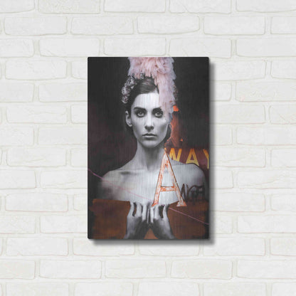 Luxe Metal Art 'Angel' by Design Fabrikken, Metal Wall Art,16x24