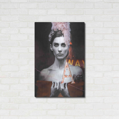 Luxe Metal Art 'Angel' by Design Fabrikken, Metal Wall Art,24x36