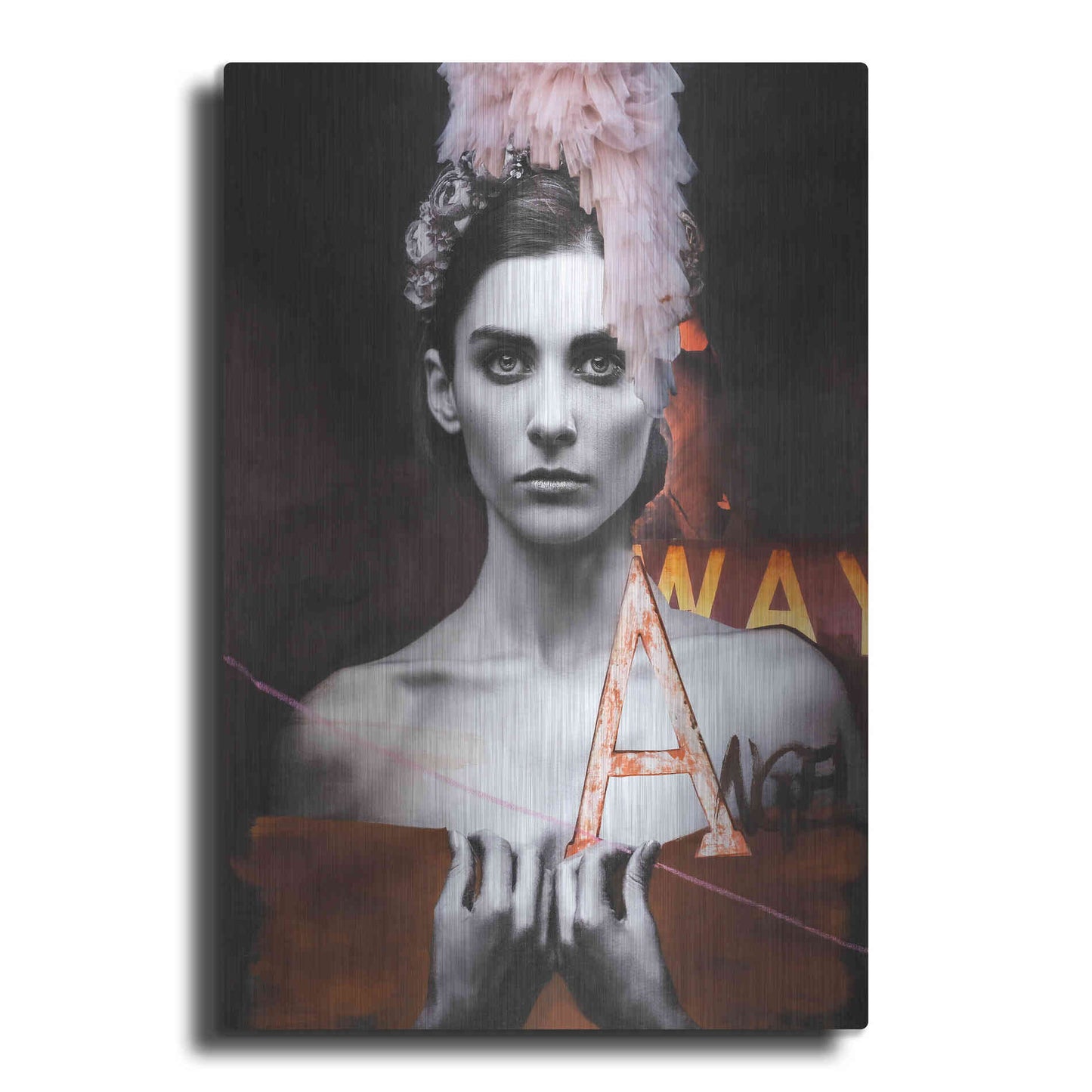 Luxe Metal Art 'Angel' by Design Fabrikken, Metal Wall Art