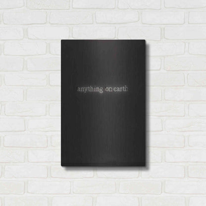 Luxe Metal Art 'Anything' by Design Fabrikken, Metal Wall Art,16x24