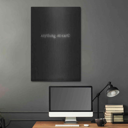 Luxe Metal Art 'Anything' by Design Fabrikken, Metal Wall Art,24x36