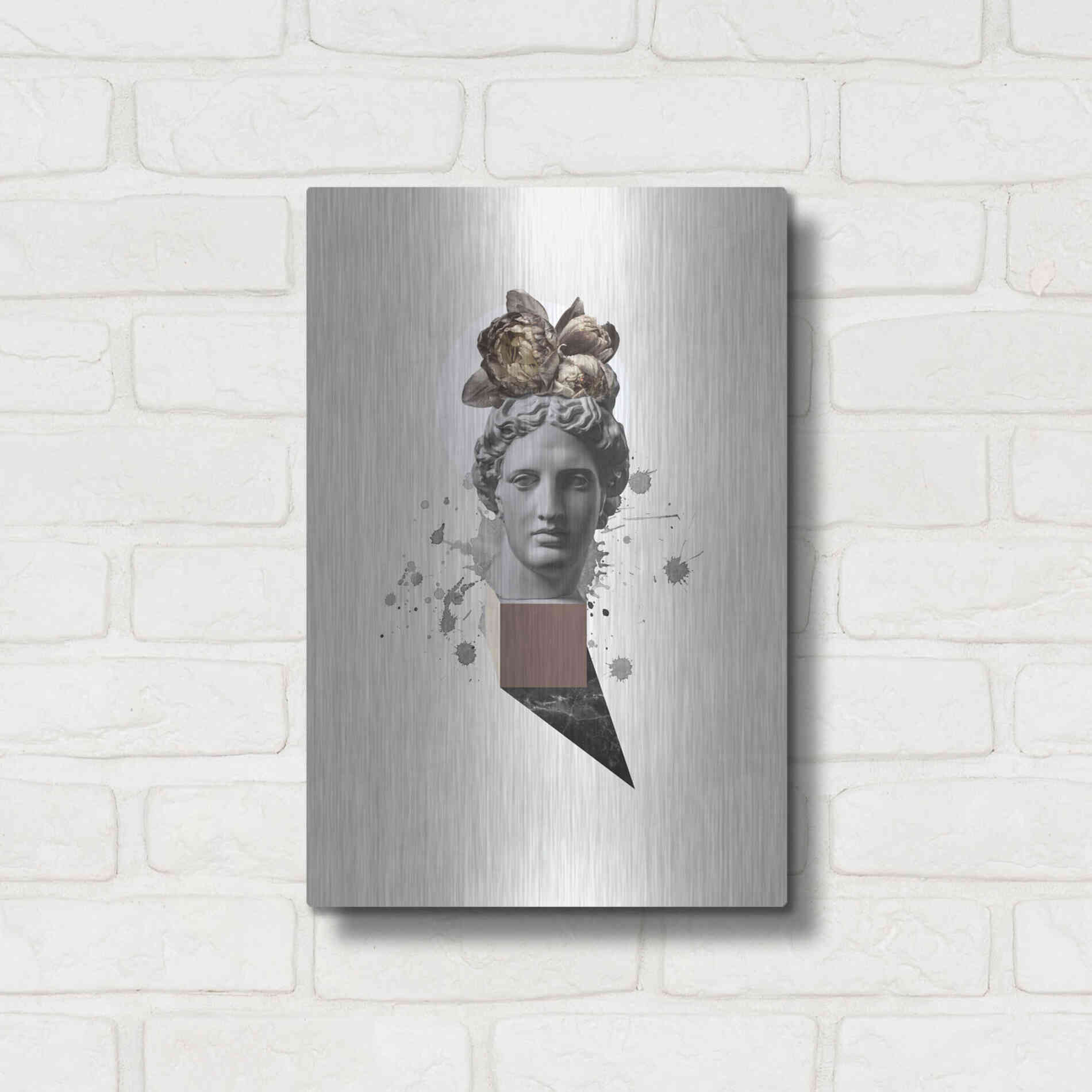 Luxe Metal Art 'Approach of Apollo' by Design Fabrikken, Metal Wall Art,12x16