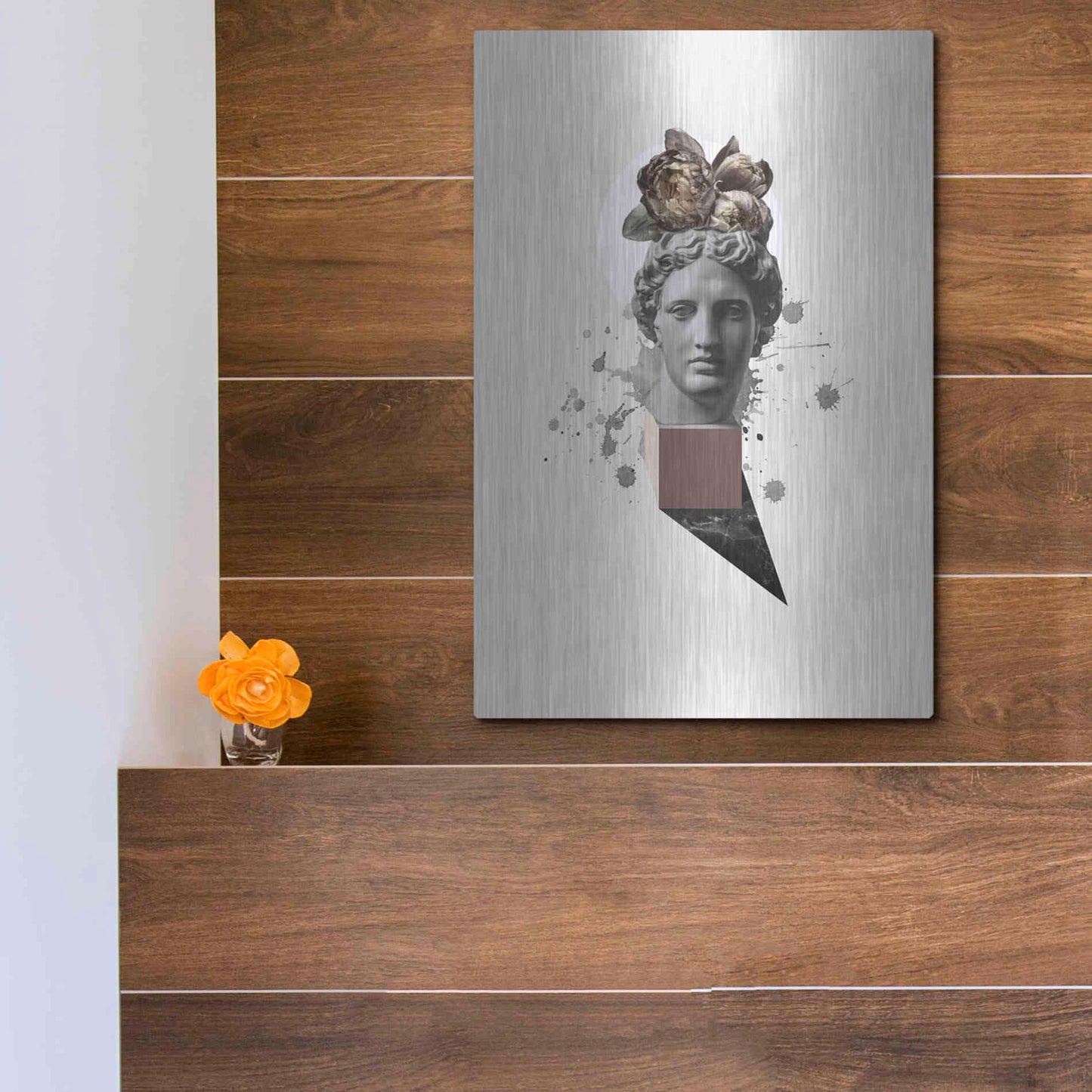 Luxe Metal Art 'Approach of Apollo' by Design Fabrikken, Metal Wall Art,12x16