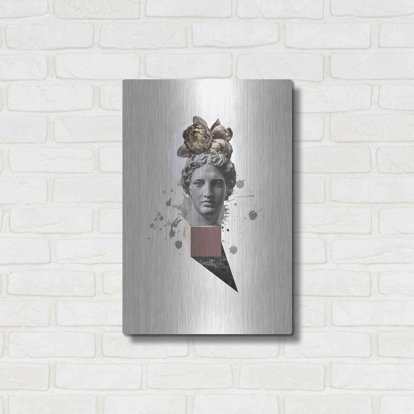 Luxe Metal Art 'Approach of Apollo' by Design Fabrikken, Metal Wall Art,16x24