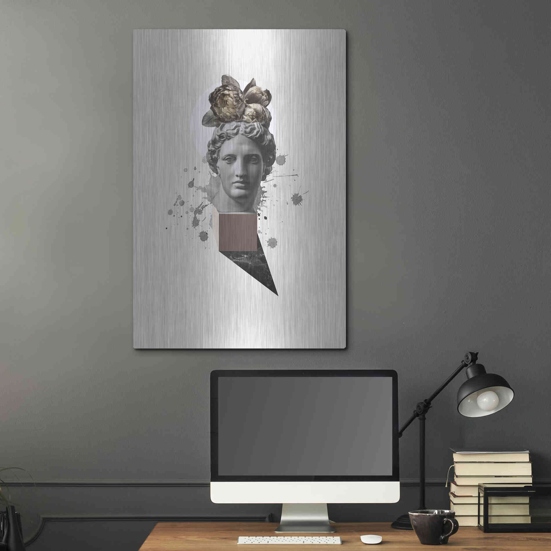 Luxe Metal Art 'Approach of Apollo' by Design Fabrikken, Metal Wall Art,24x36