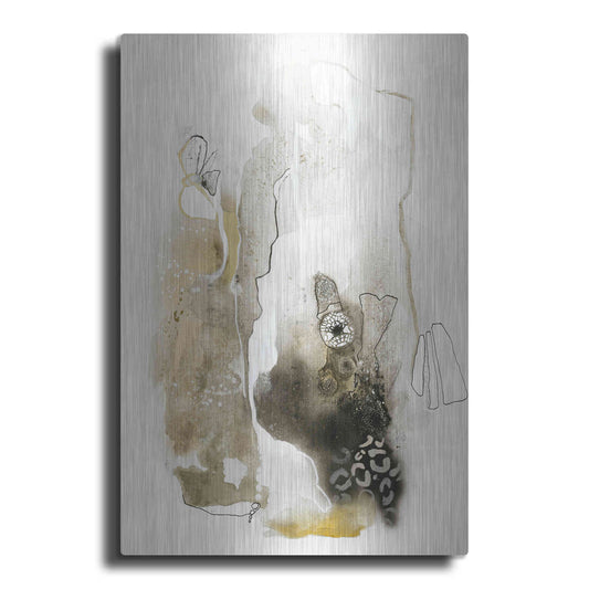 Luxe Metal Art 'Aqua Sketch 1' by Design Fabrikken, Metal Wall Art