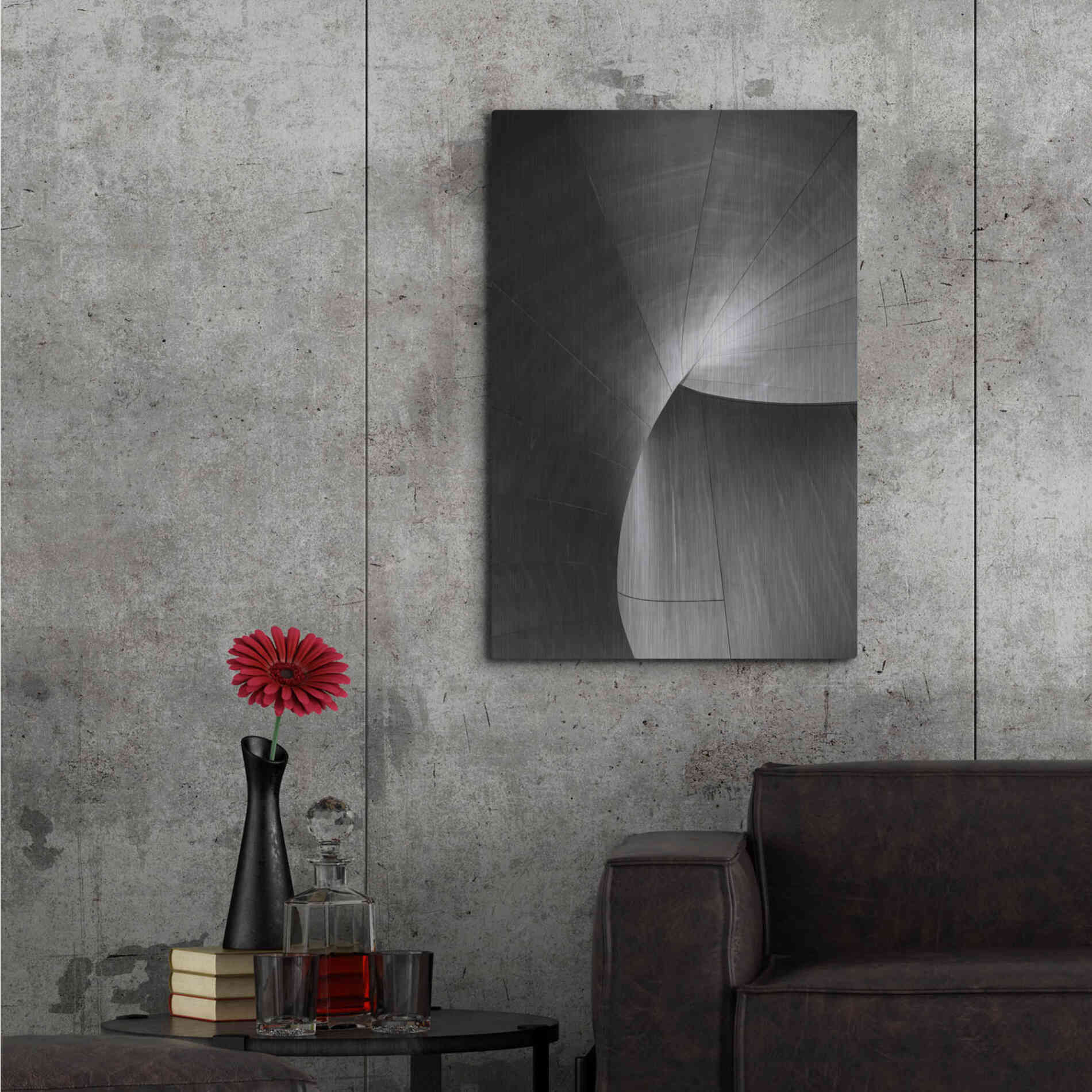 Luxe Metal Art 'Architecture' by Design Fabrikken, Metal Wall Art,24x36