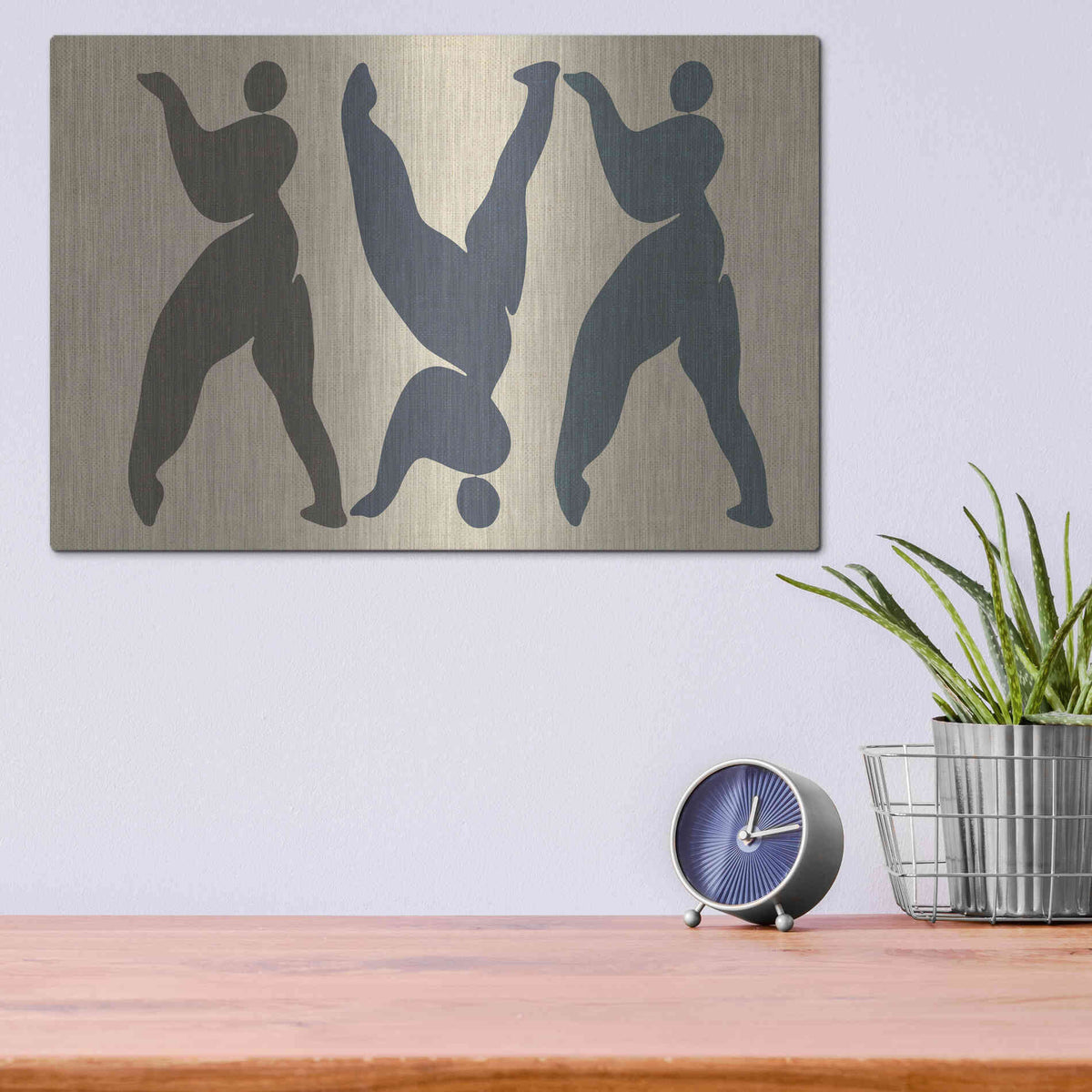 Luxe Metal Art 'Artefact' by Design Fabrikken, Metal Wall Art,16x12
