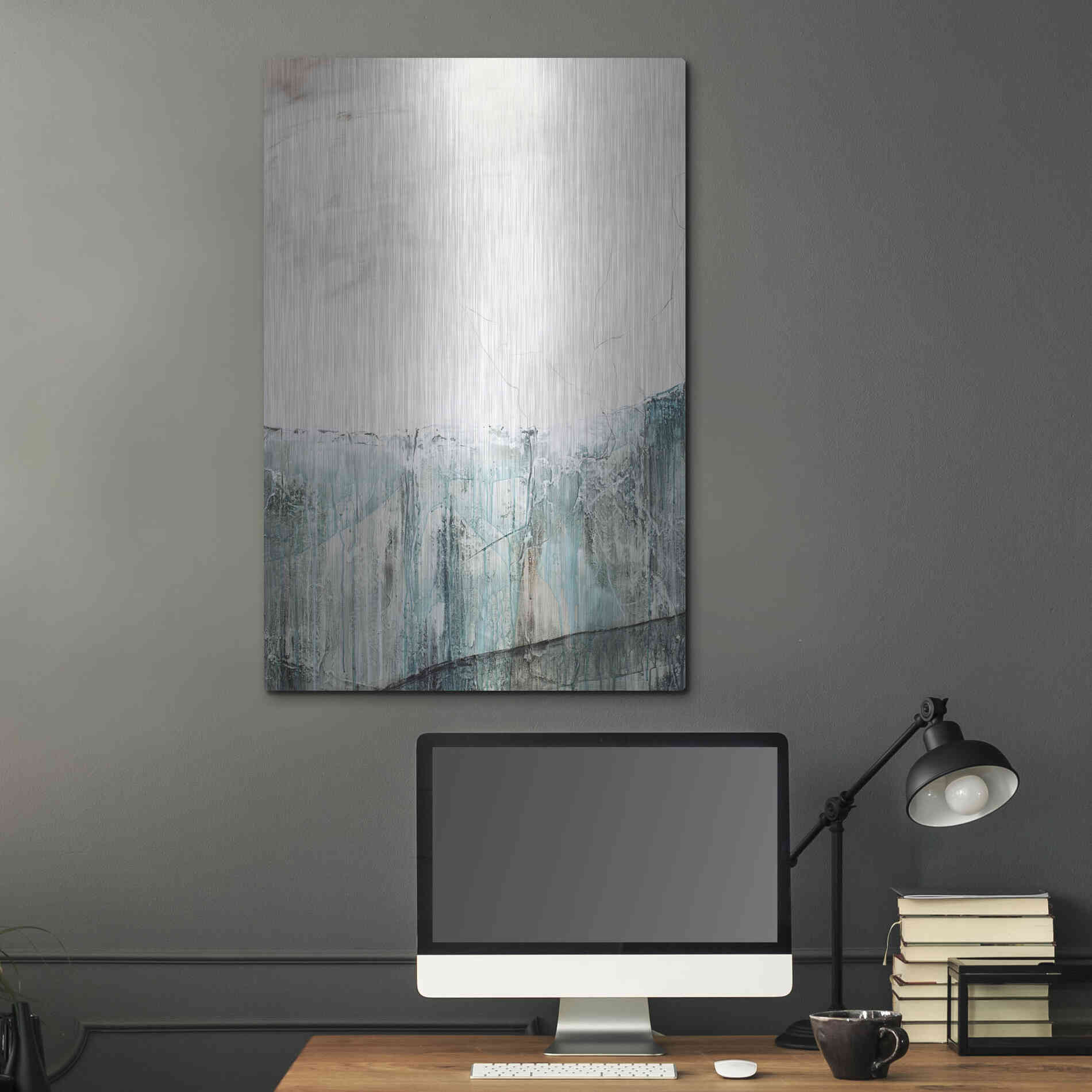 Luxe Metal Art 'Balance' by Design Fabrikken, Metal Wall Art,24x36