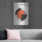 Luxe Metal Art 'Bauhaus 1' by Design Fabrikken, Metal Wall Art,24x36