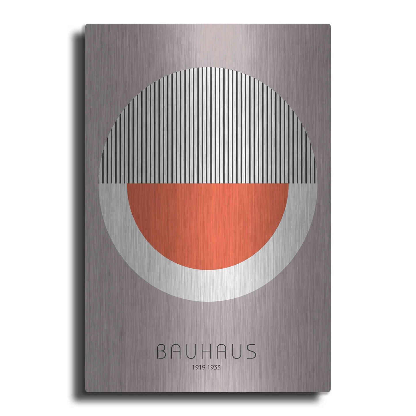 Luxe Metal Art 'Bauhaus 9' by Design Fabrikken, Metal Wall Art