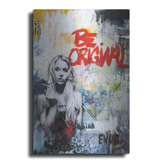 Luxe Metal Art 'Be Original' by Design Fabrikken, Metal Wall Art