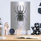 Luxe Metal Art 'Beetle 2' by Design Fabrikken, Metal Wall Art,12x16