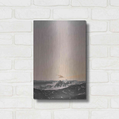 Luxe Metal Art 'Beyond' by Design Fabrikken, Metal Wall Art,12x16