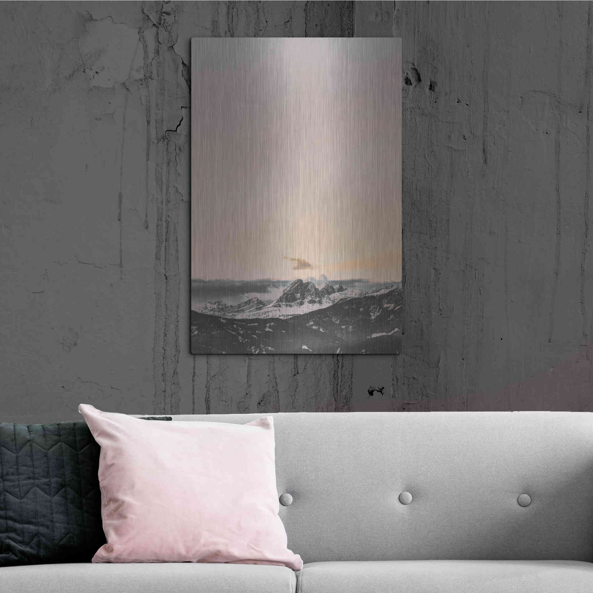 Luxe Metal Art 'Beyond' by Design Fabrikken, Metal Wall Art,24x36