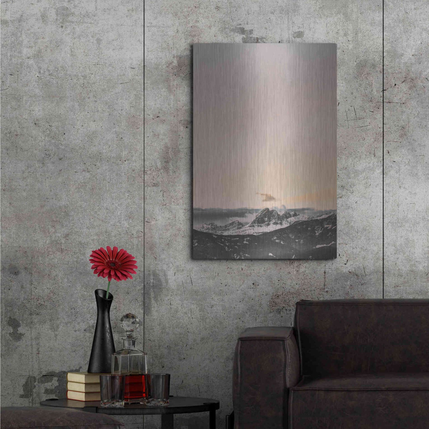 Luxe Metal Art 'Beyond' by Design Fabrikken, Metal Wall Art,24x36