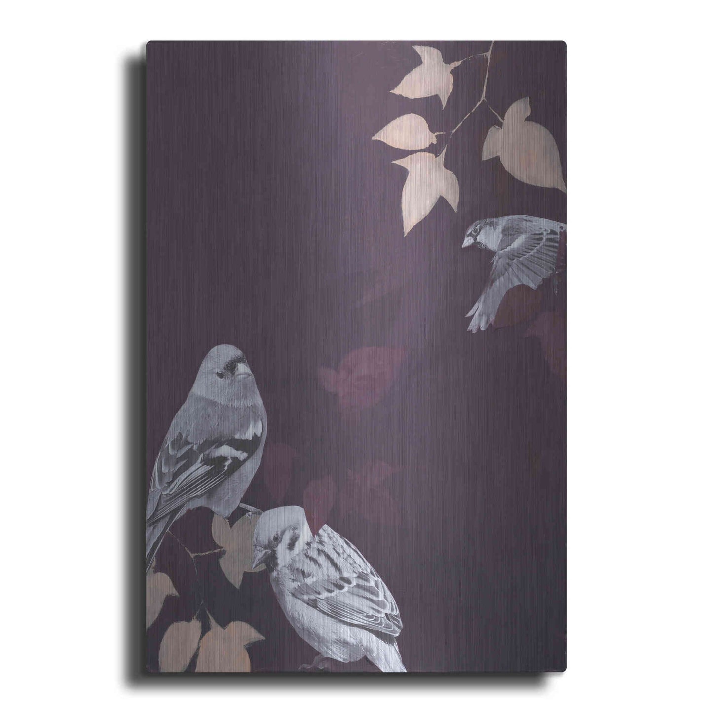 Luxe Metal Art 'Bird 1' by Design Fabrikken, Metal Wall Art