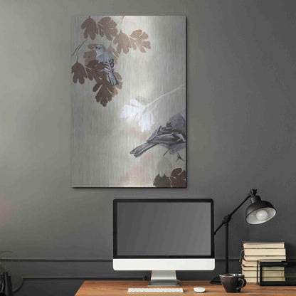 Luxe Metal Art 'Bird 3' by Design Fabrikken, Metal Wall Art,24x36