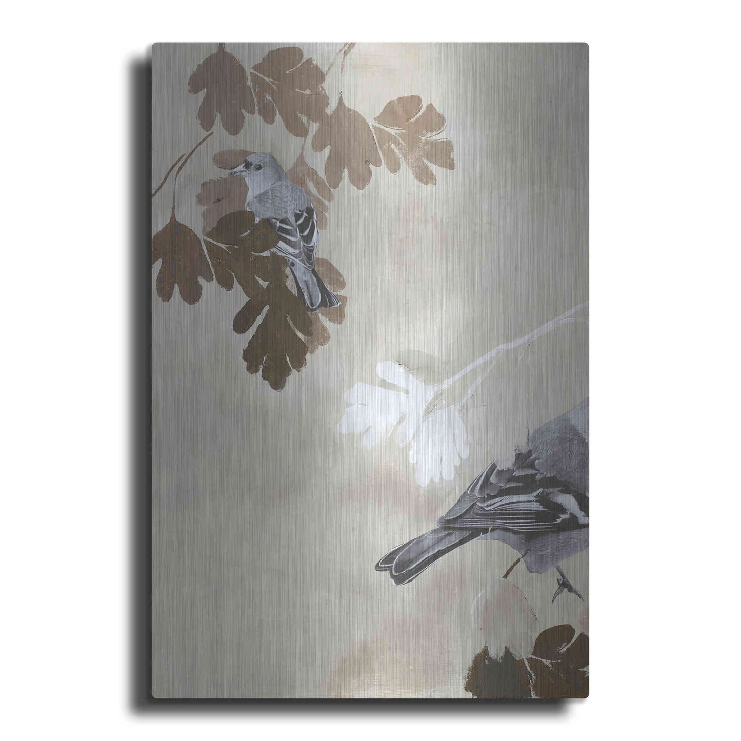 Luxe Metal Art 'Bird 3' by Design Fabrikken, Metal Wall Art