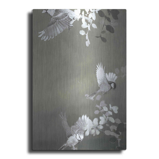 Luxe Metal Art 'Bird 4' by Design Fabrikken, Metal Wall Art