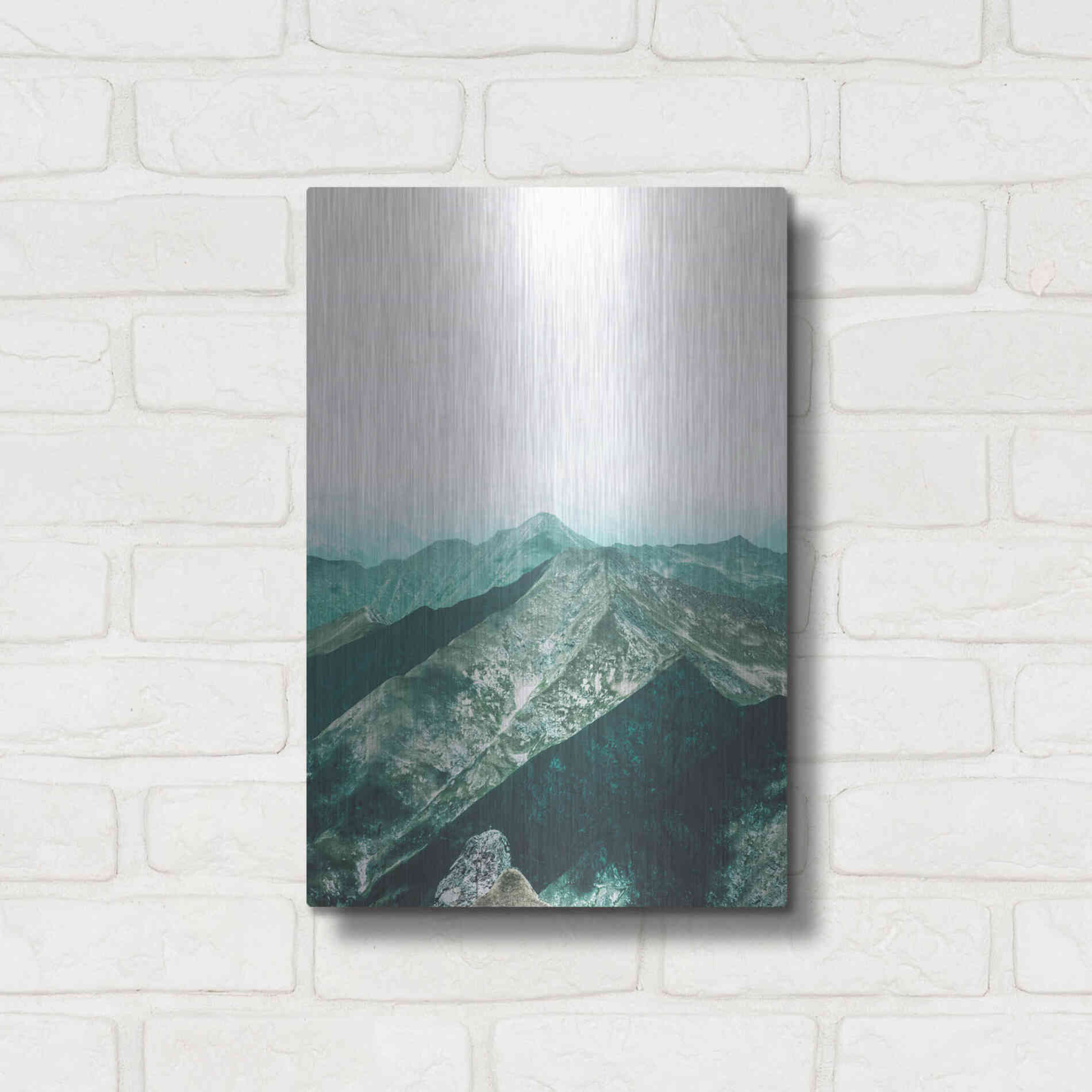 Luxe Metal Art 'Bishop 16' by Design Fabrikken, Metal Wall Art,12x16