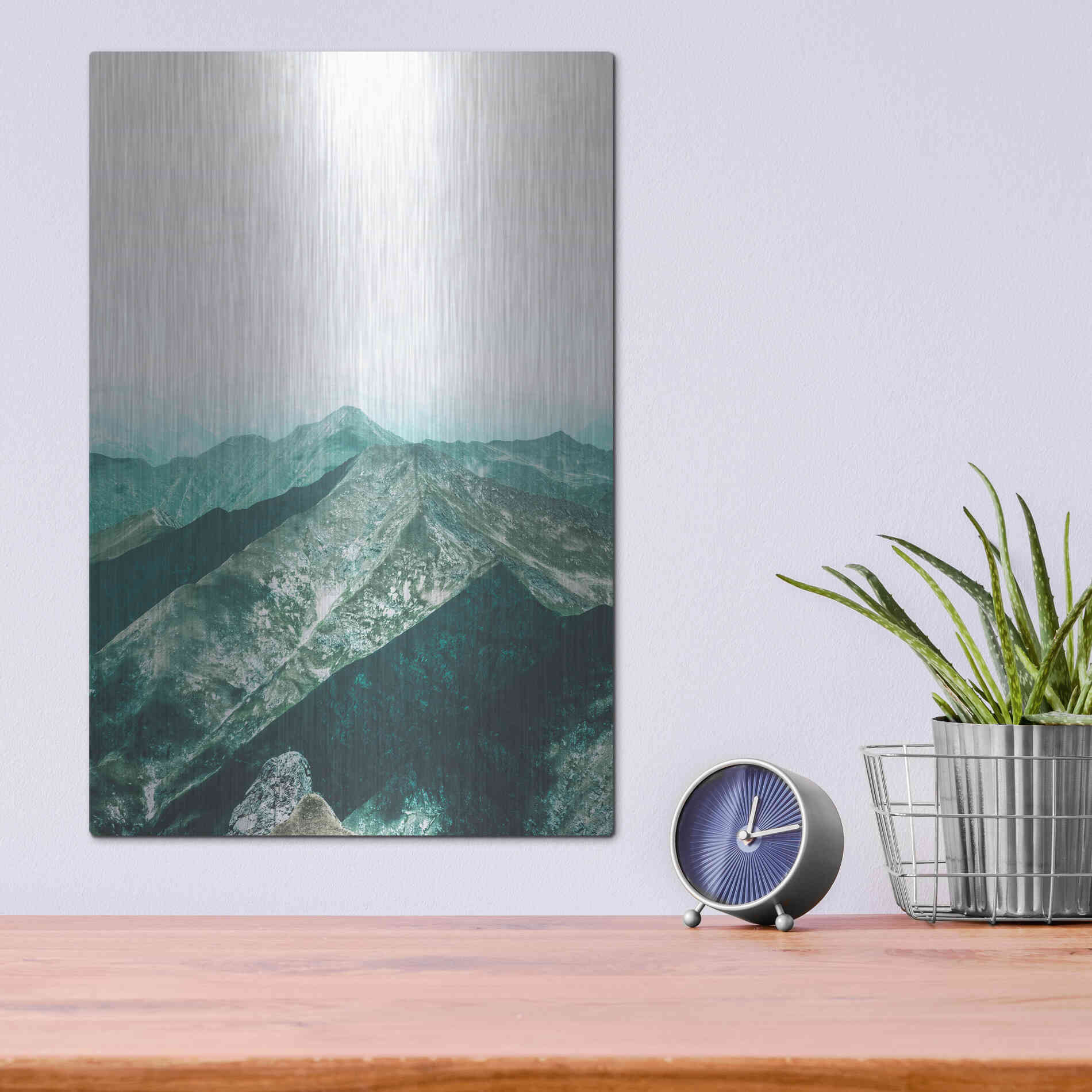 Luxe Metal Art 'Bishop 16' by Design Fabrikken, Metal Wall Art,12x16