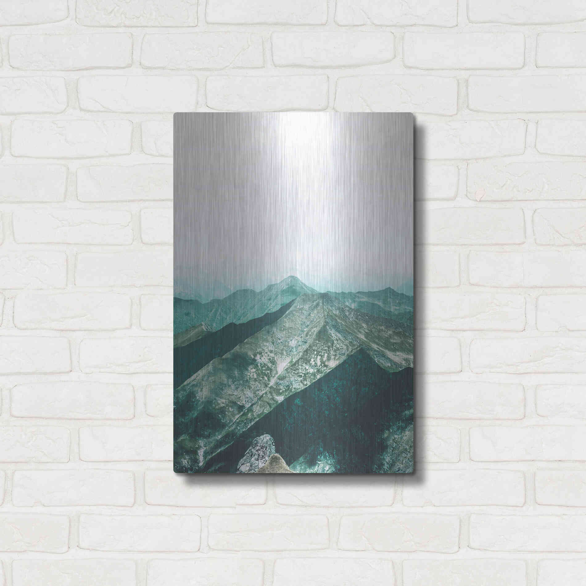 Luxe Metal Art 'Bishop 16' by Design Fabrikken, Metal Wall Art,16x24