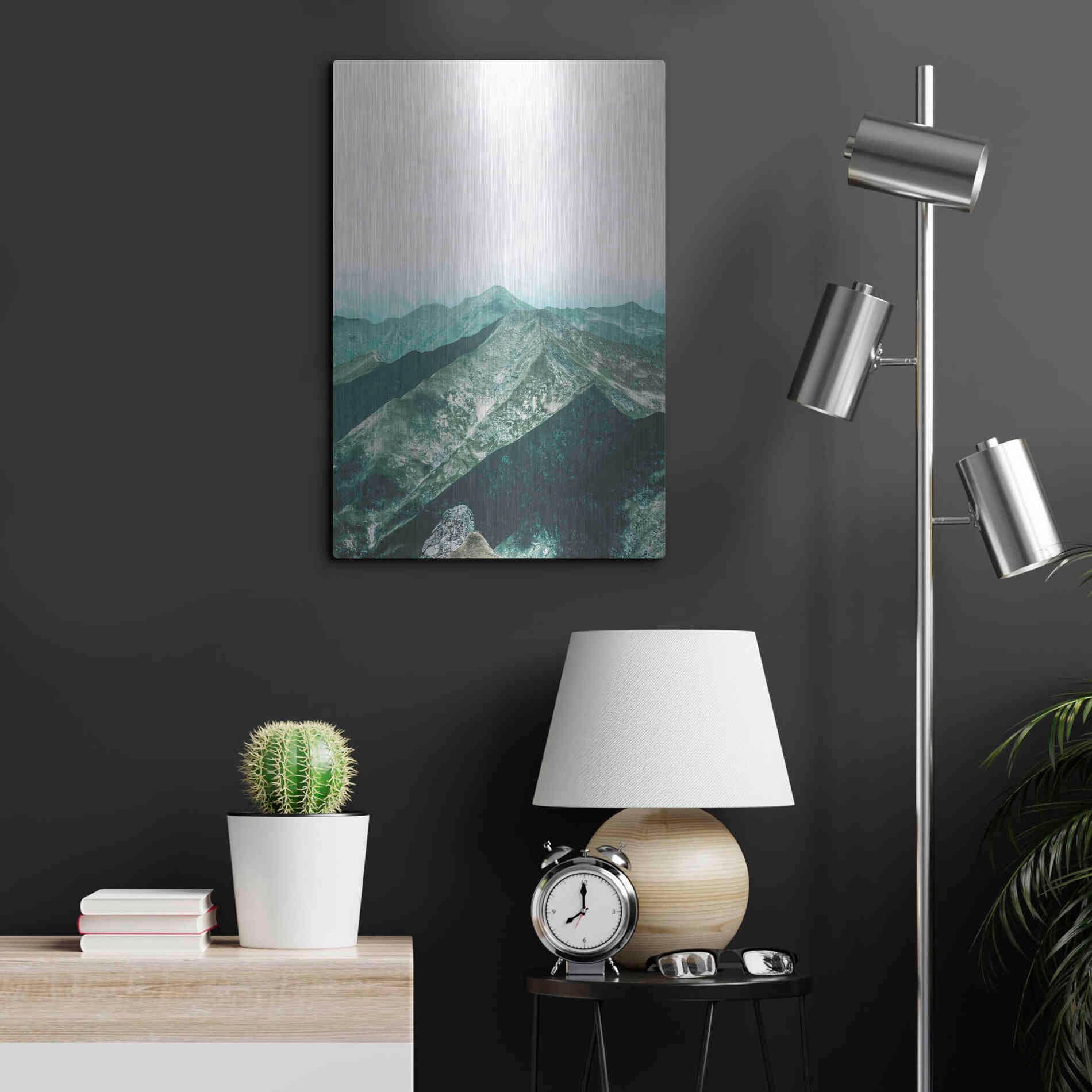 Luxe Metal Art 'Bishop 16' by Design Fabrikken, Metal Wall Art,16x24