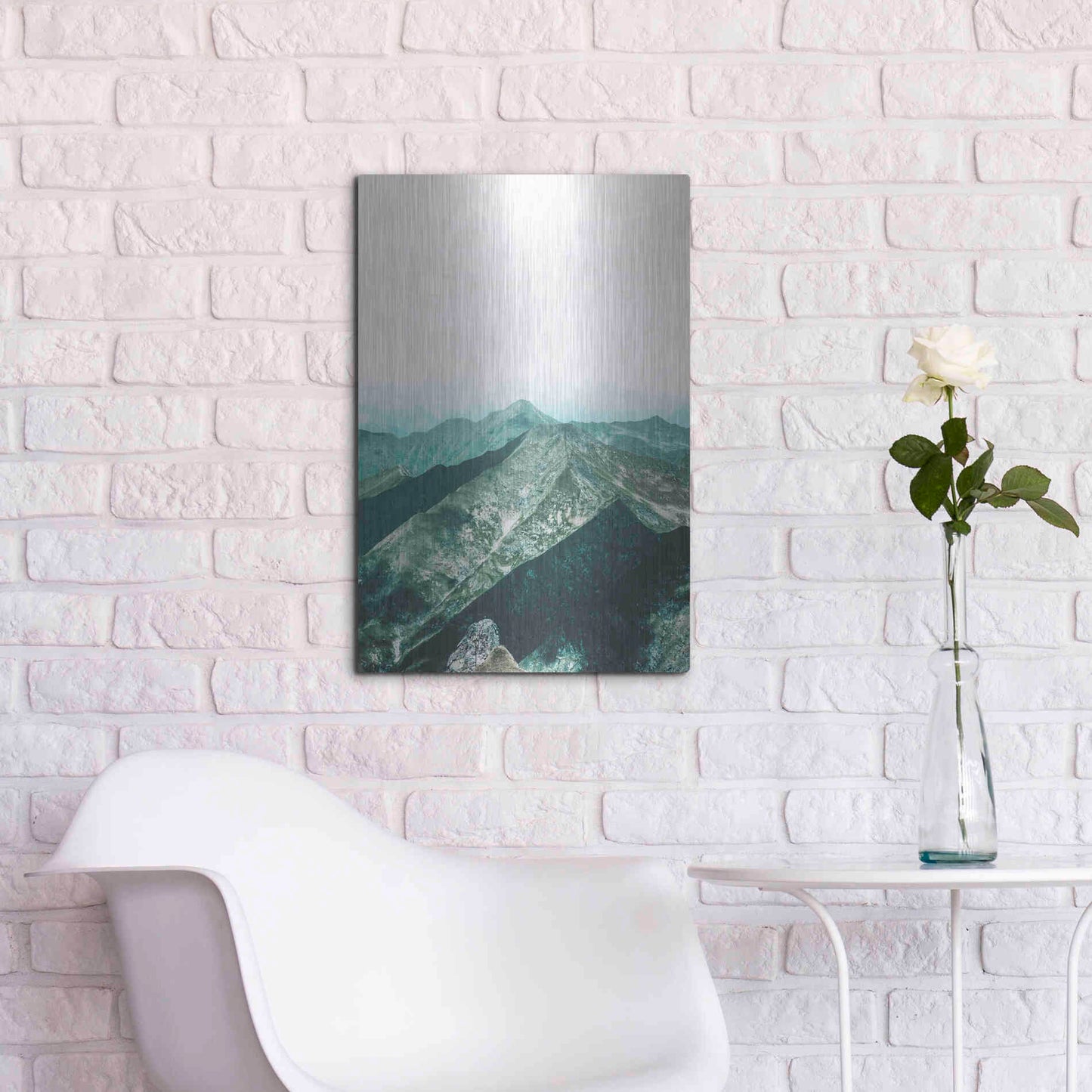 Luxe Metal Art 'Bishop 16' by Design Fabrikken, Metal Wall Art,16x24