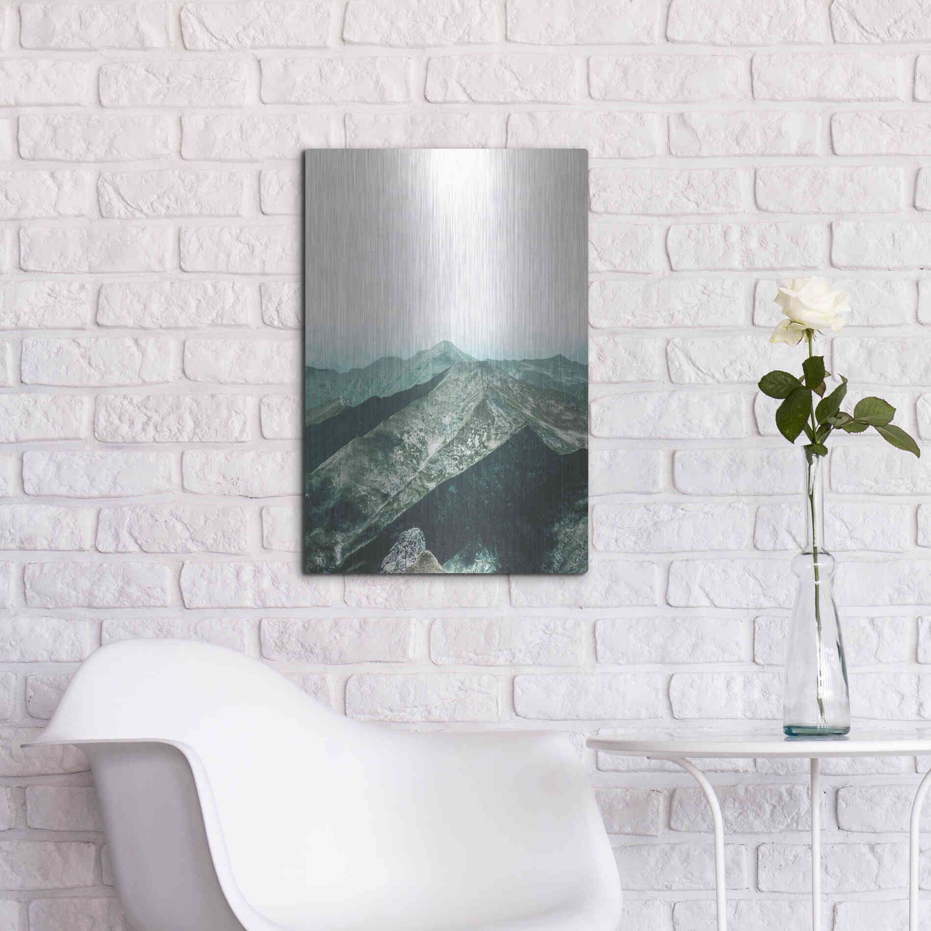 Luxe Metal Art 'Bishop 16' by Design Fabrikken, Metal Wall Art,16x24