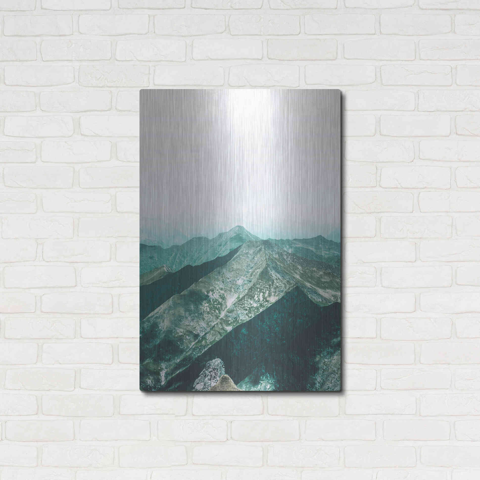 Luxe Metal Art 'Bishop 16' by Design Fabrikken, Metal Wall Art,24x36