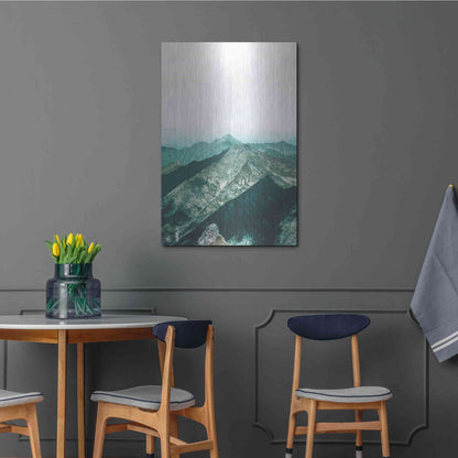 Luxe Metal Art 'Bishop 16' by Design Fabrikken, Metal Wall Art,24x36