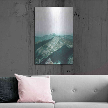 Luxe Metal Art 'Bishop 16' by Design Fabrikken, Metal Wall Art,24x36