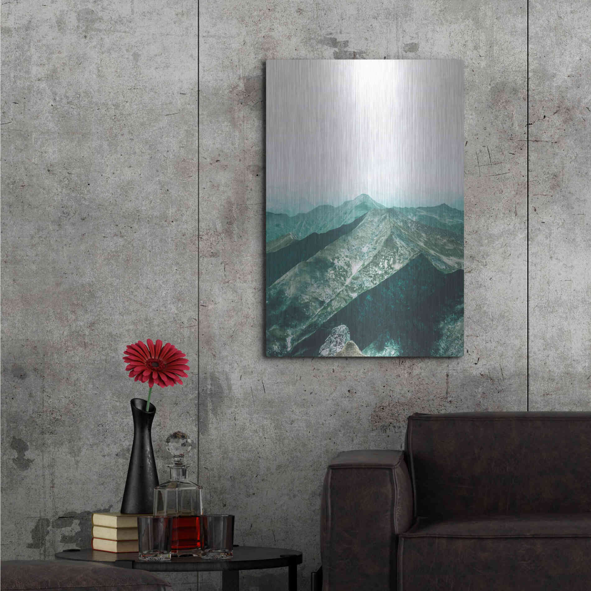 Luxe Metal Art 'Bishop 16' by Design Fabrikken, Metal Wall Art,24x36