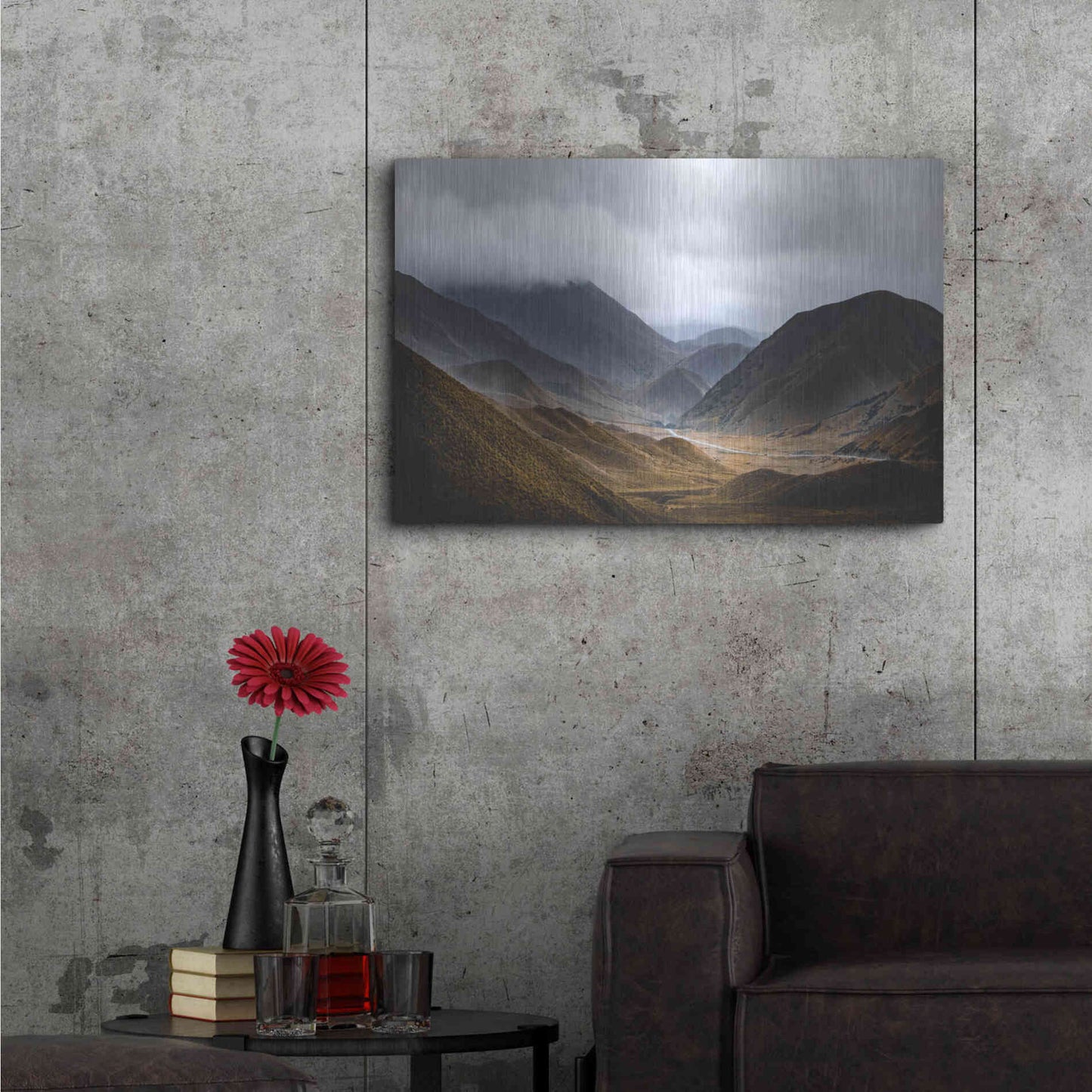 Luxe Metal Art 'Bishop 9' by Design Fabrikken, Metal Wall Art,36x24